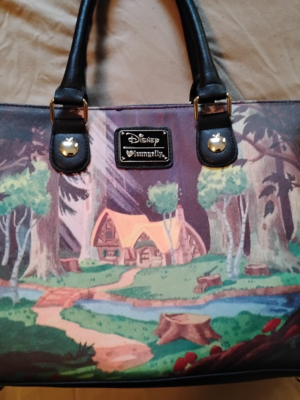 Disney x Loungefly Forest Cottage Tote Bag - Purple & Green